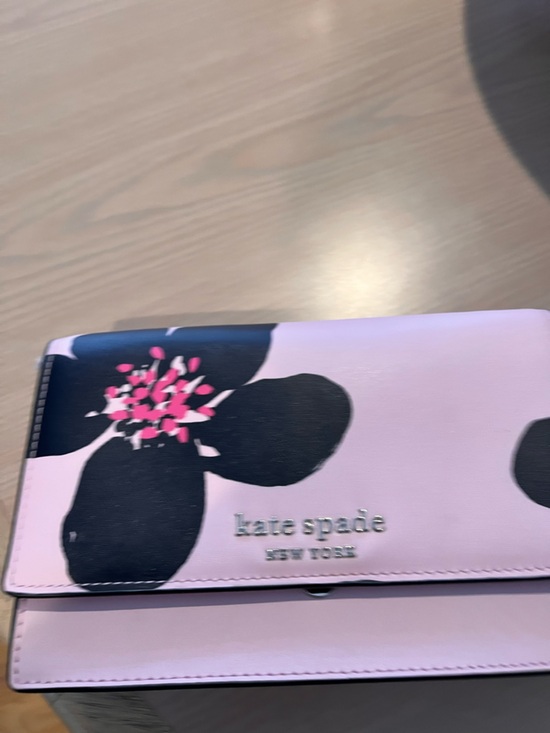 Handbags - Kate Spade Floral Pink and Black Shoulder Bag